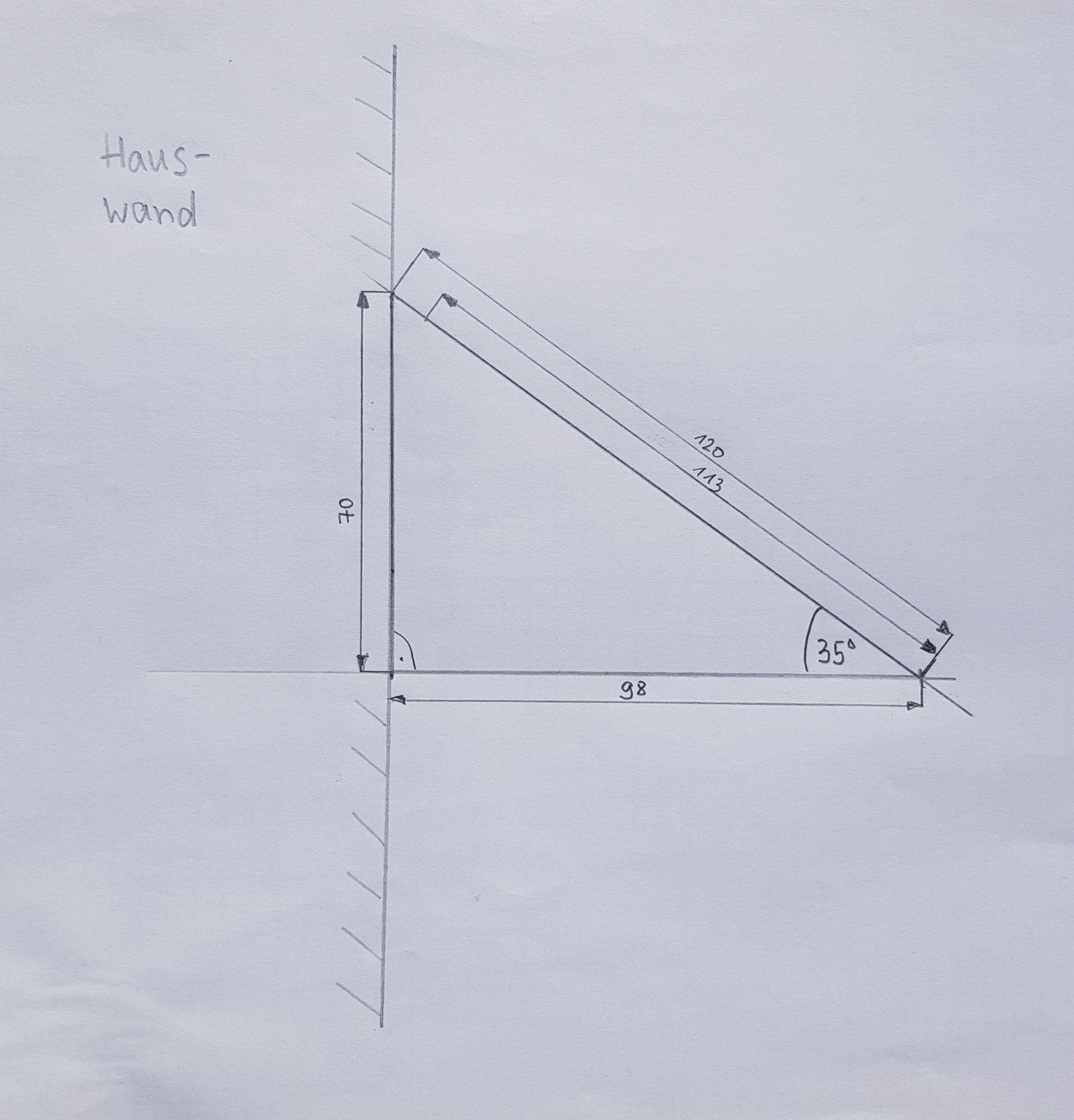 Maßstäbliche Skizze M1:10